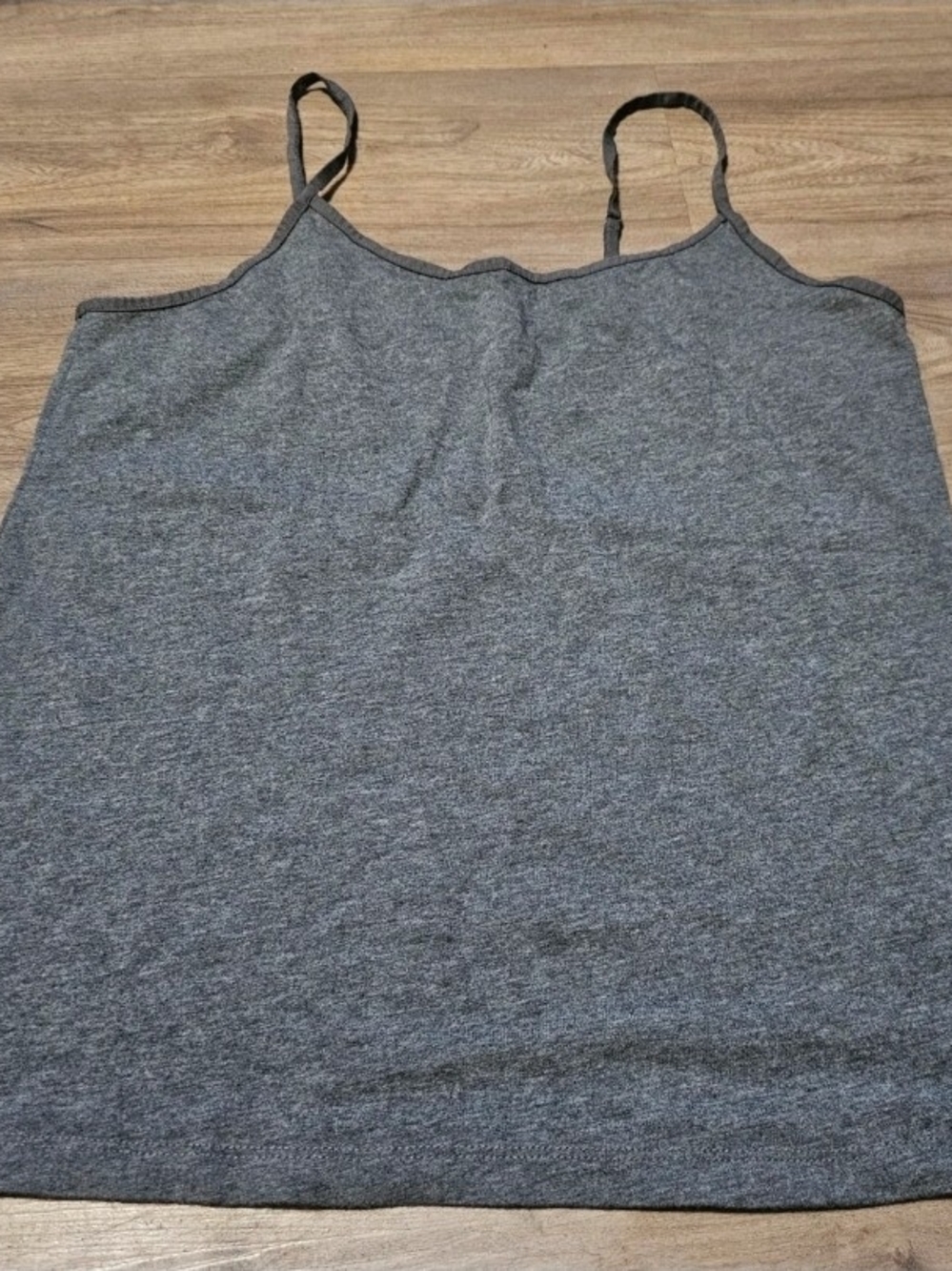 Time and Tru Gray Spaghetti Strap Camisole